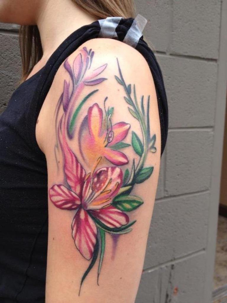29+ Lily Tattoo Designs For Arms - RoarThwiba